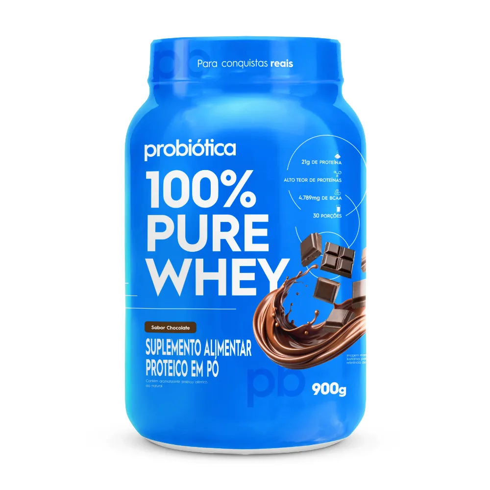 100% PURE WHEY 900G - PROBIOTICA