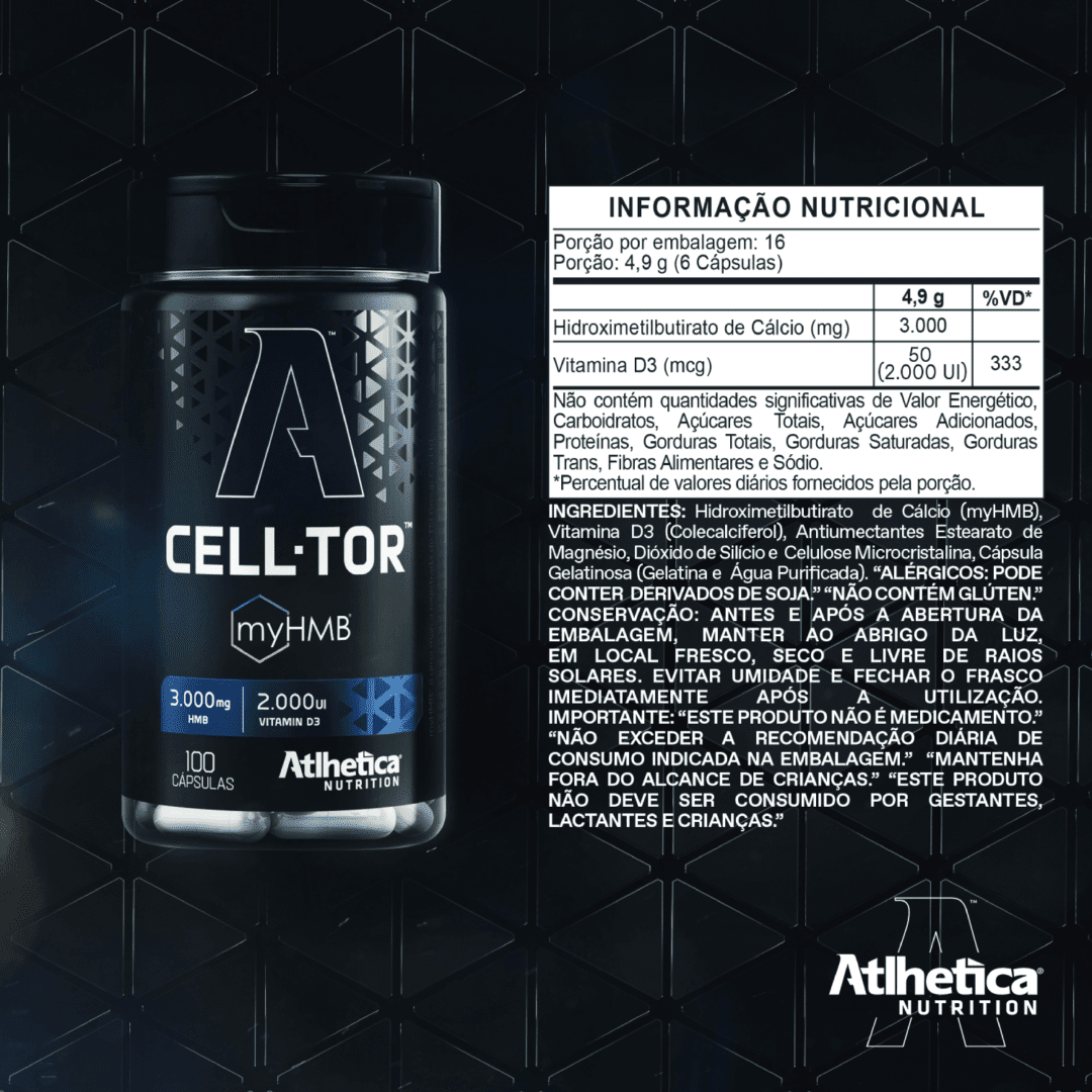 CELL-TOR HMB 100CAPS  - ATLHETICA NUTRITION - Image 2