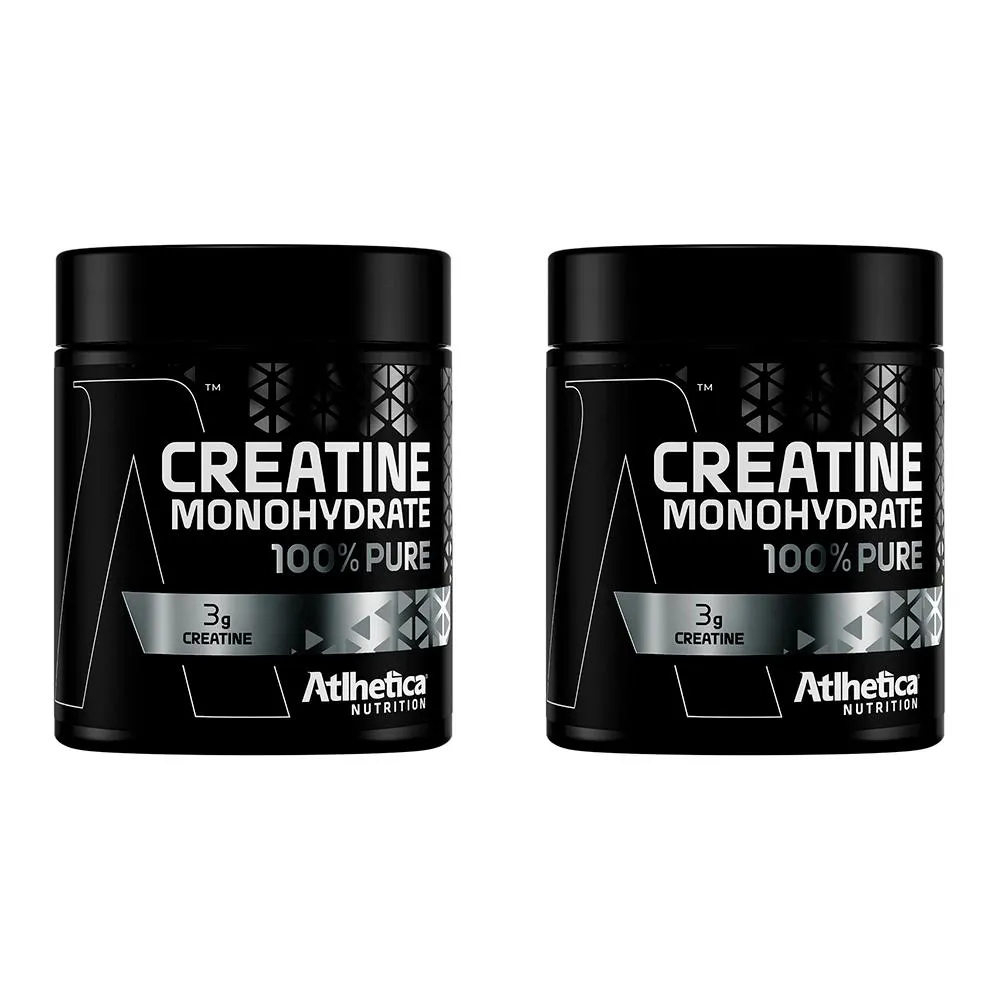 CREATINA 100% 300G 2UNIDADES - ATLHETICA NUTRITION
