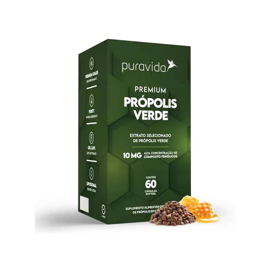 PRÓPOLISRDE 60CAPS - PURAVIDA