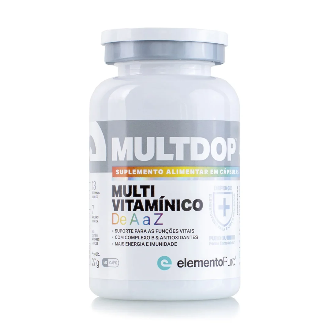 MULTDOP MULTIVITAMÍNICO A-Z 60CAPS - ELEMENTO PURO