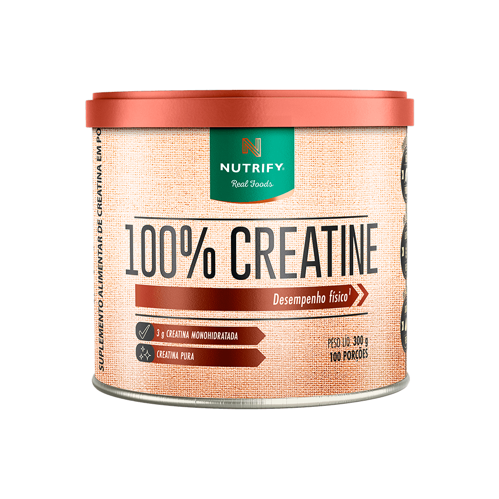 100% CREATINA 300G - NUTRIFY